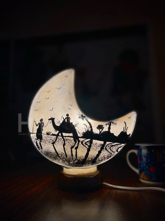 Camel Skin Moon Lamp