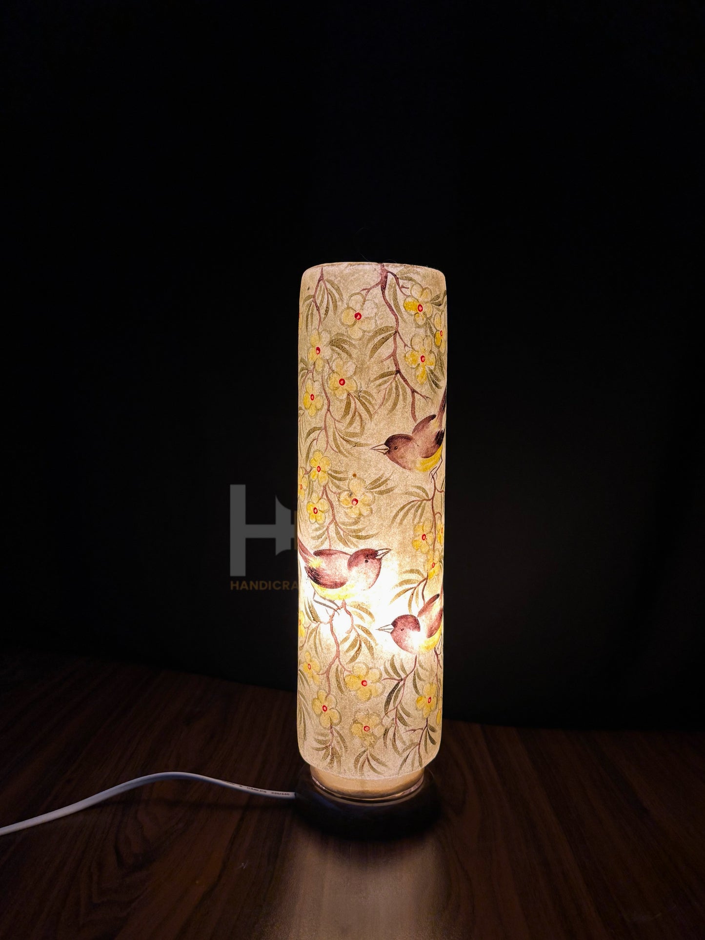 Camel Skin Glass Lamp